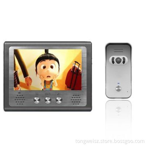 Surveillance systems, 7-inch TFT LCD screen, supports calling/monitoring/unlock/intercom/recordingNew